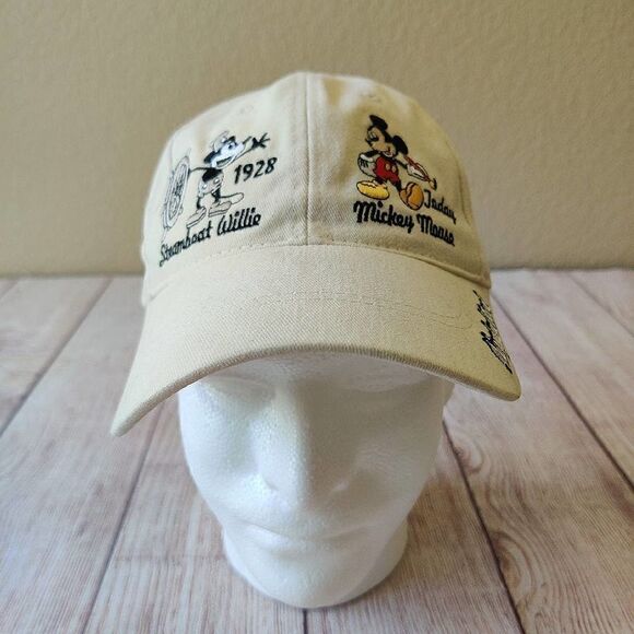 Vintage Disney Parks Y2K history Mickey embroidered adult baseball cap main image 4
